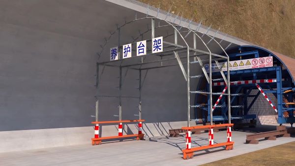 天河区隧道施工动画制作公司 - 隧道施工工艺和施工方法 - 隧道施工汇报动画视频 - bim 工程施工动画